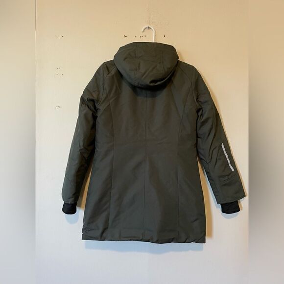 NWOT Norden Mika Oxford Padded Parka Coat Green Women’s - Picture 6 of 16